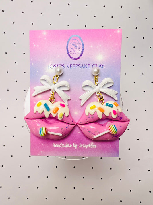 Sweet lips earrings