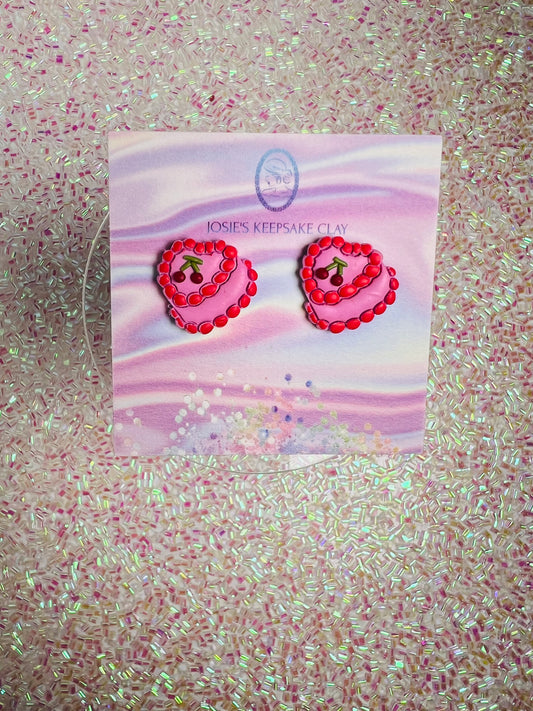 Cherry cake studs
